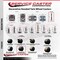 Service Caster 2'' Floor Safe Black Hooded Twin Wheel Caster Grip Neck Stem, 5PK SCC-GN02S50D-NYU-FB-5 - alternate 3